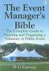 The Event Manager's Bible: The Complete Guide to Planning and Organising a Voluntary or Public Event image